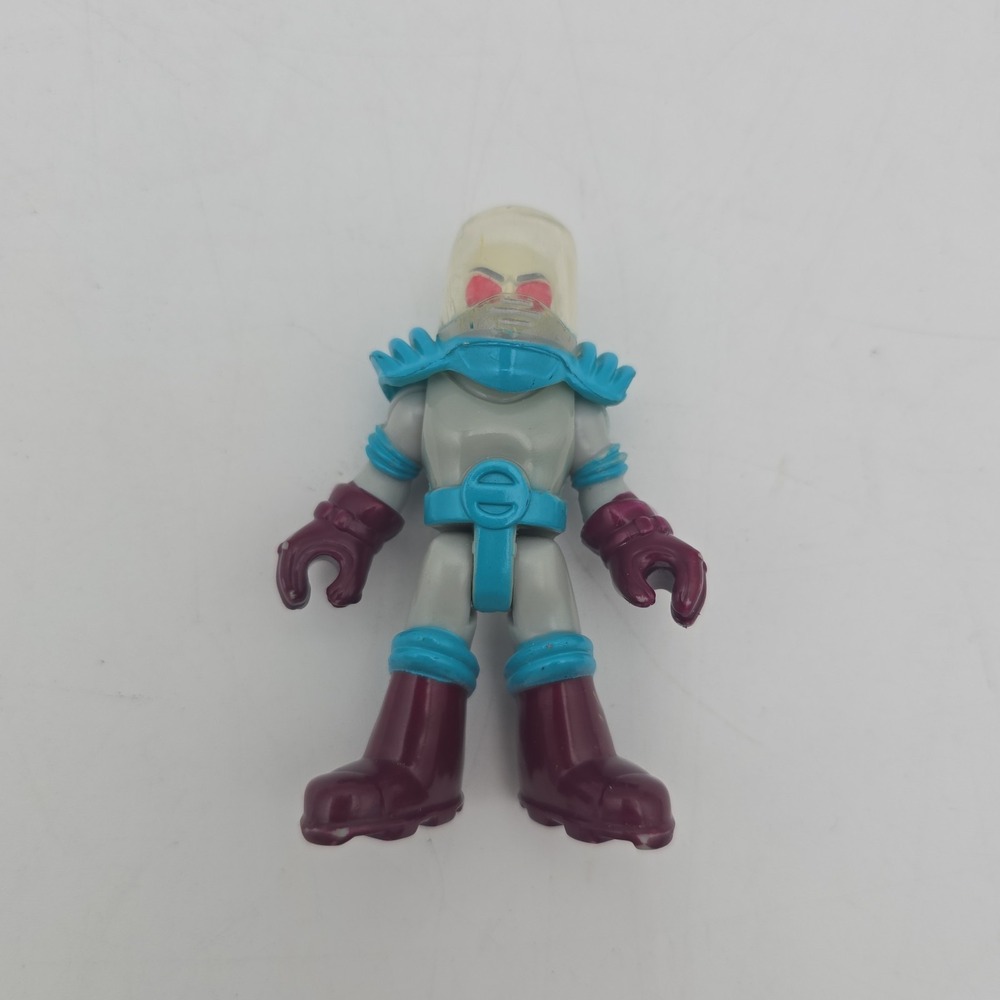 Imaginext DC Super Friends Mr Freeze Figure Clear Dome Helmet Fisher Price